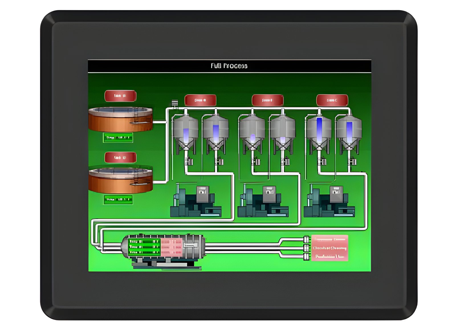 IVC Displays IVC-XXPC-P heavy duty industrial touch screen panel PC