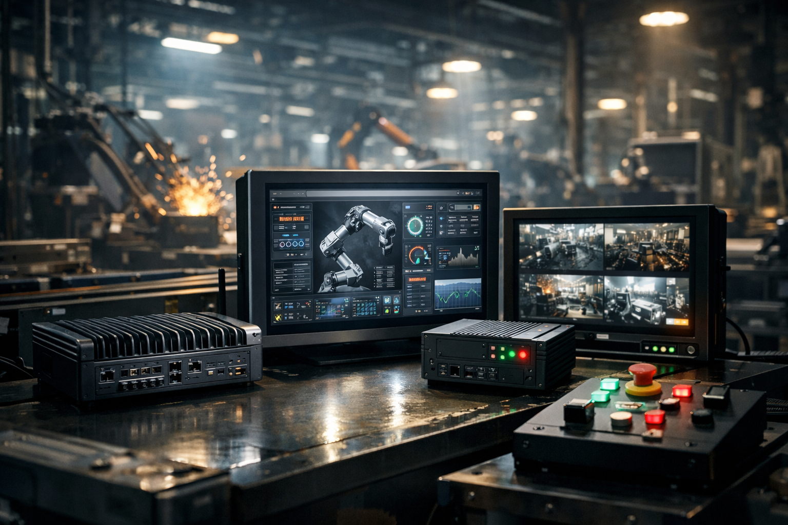 Industrial Panel PC for Automation and Edge Computing